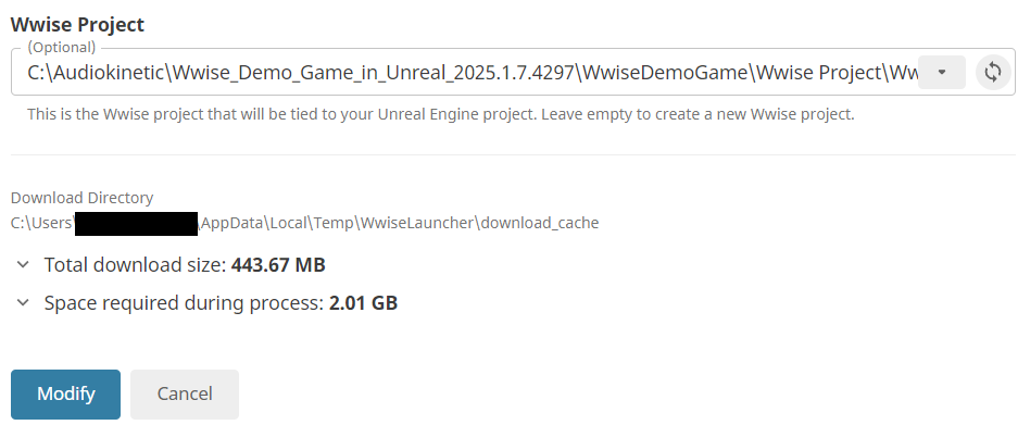 UE Integration Modify