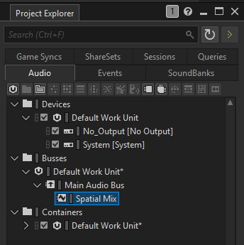 Master Audio Bus