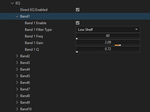 Room Direct EQ