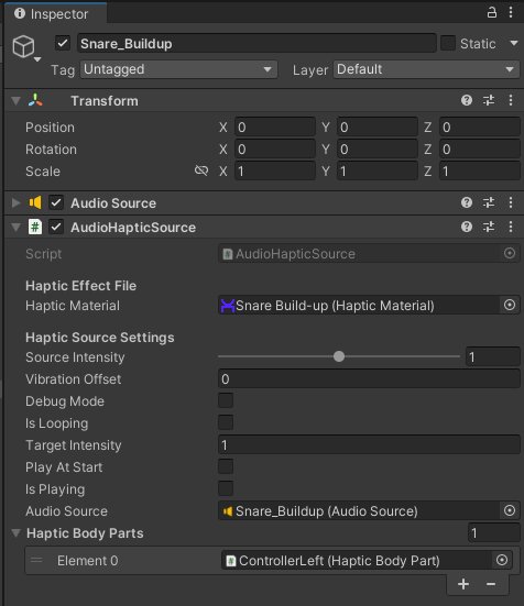 AudioHapticSource Example