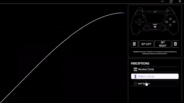 PlayStation DualSense adaptive triggers configuration