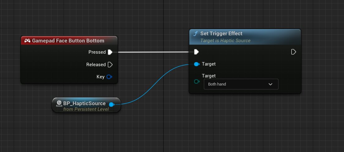 Interhaptics SDK Plugin for PS5 - Adaptive Triggers