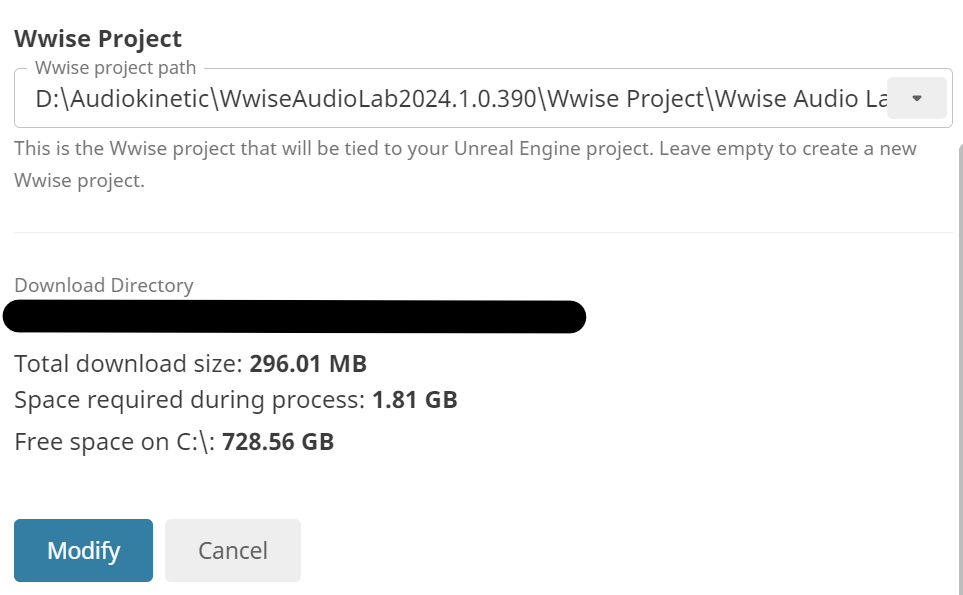 UE Integration Modify