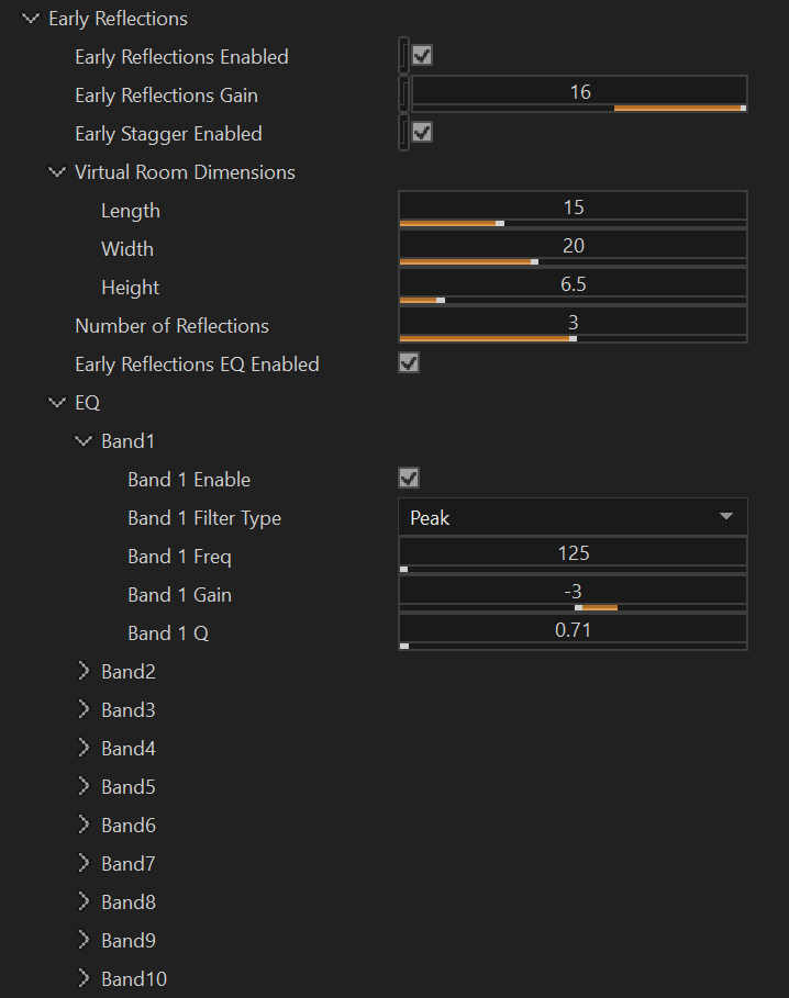 Emitters Parameters